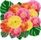 80 Pack Tropical Party Decorations Supplies Large Tissue Paper Hibiscus Flowers Faux Palm Leaves Set for Hawaiian Luau, Safari, Mexican Fiesta, Birthday Parties